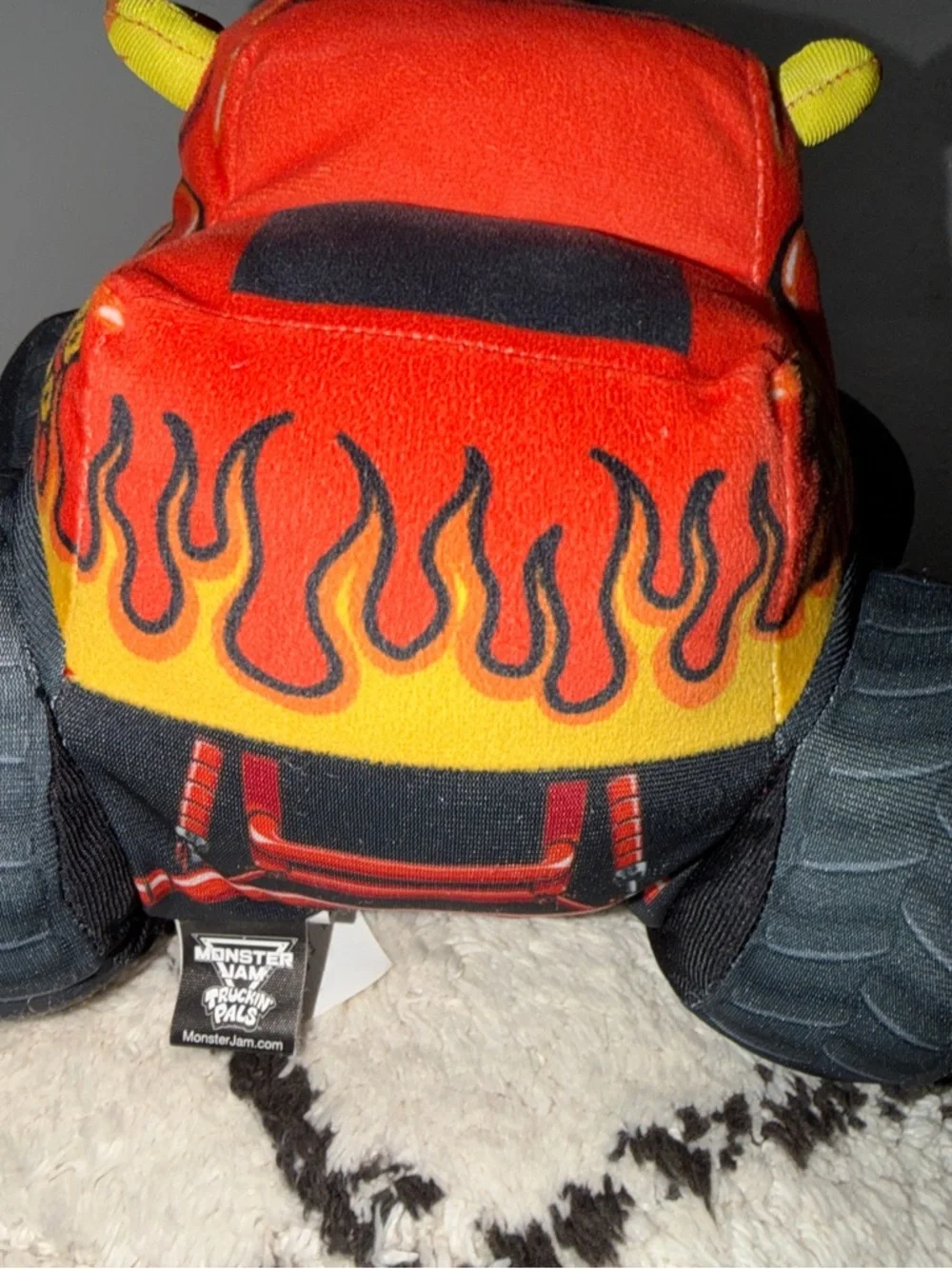 Monster Jam El Toro Loco Plush Truck – Truckin’ Pals Red Bull Monster Truck Toy
